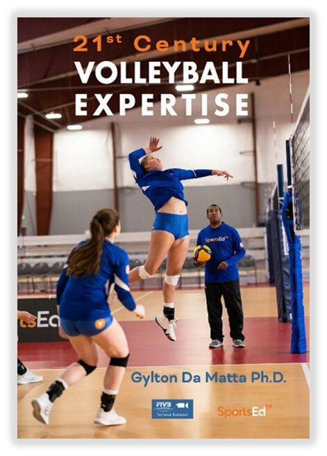 Actual cover of 21st Century Volleyball Expertise by Gylton Da Matta, Ph.D.